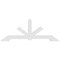 Ekena Millwork Vanguard Architectural Grade PVC Gable Bracket, 108"W x 40 1/2"H x 4"D x 6"F, 9/12 Pitch GBP108X41X0406VAN00 - alternate 4